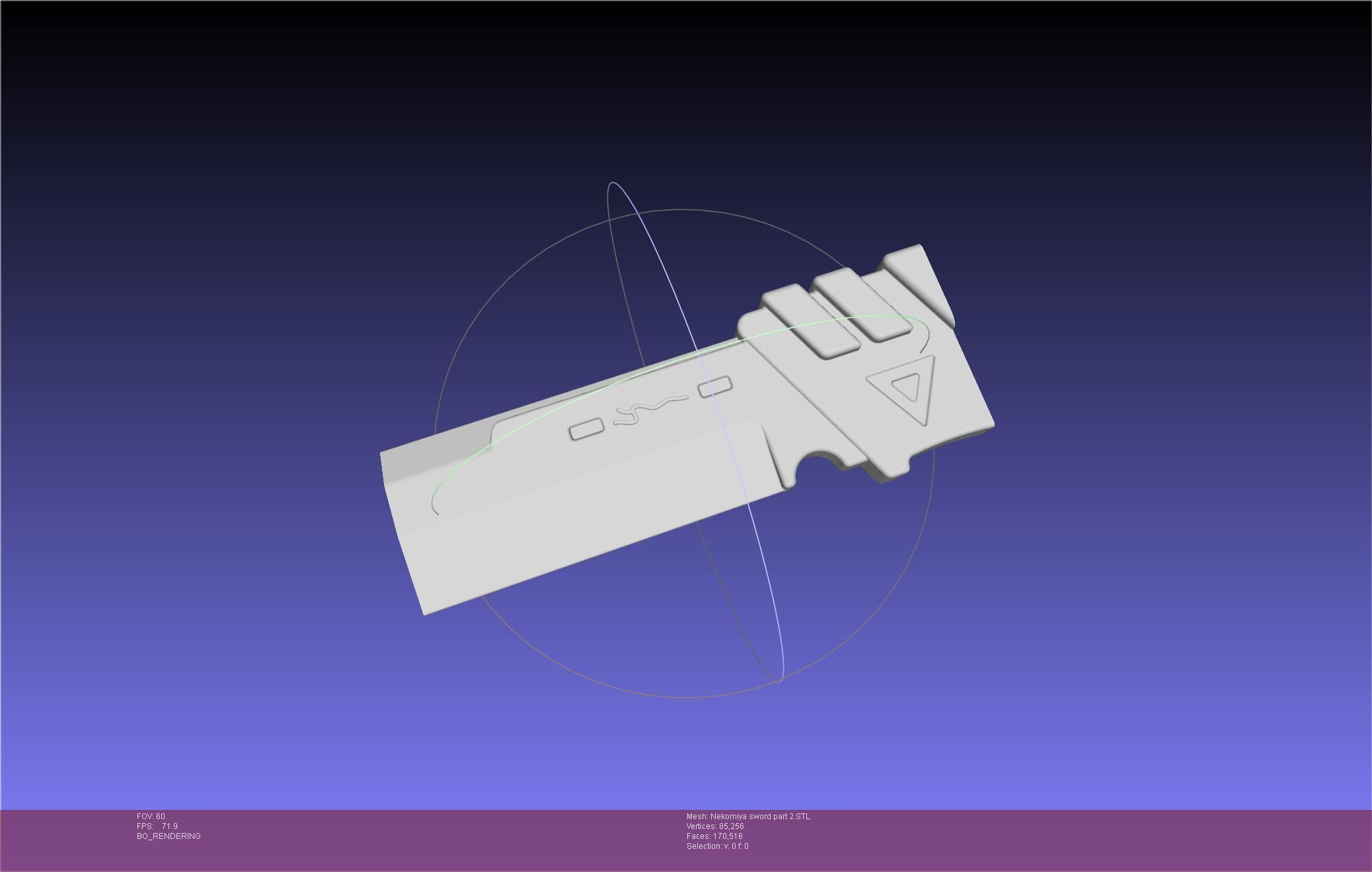 Zenless Zone Zero Nekomiya Mana Sword 3D print model_57