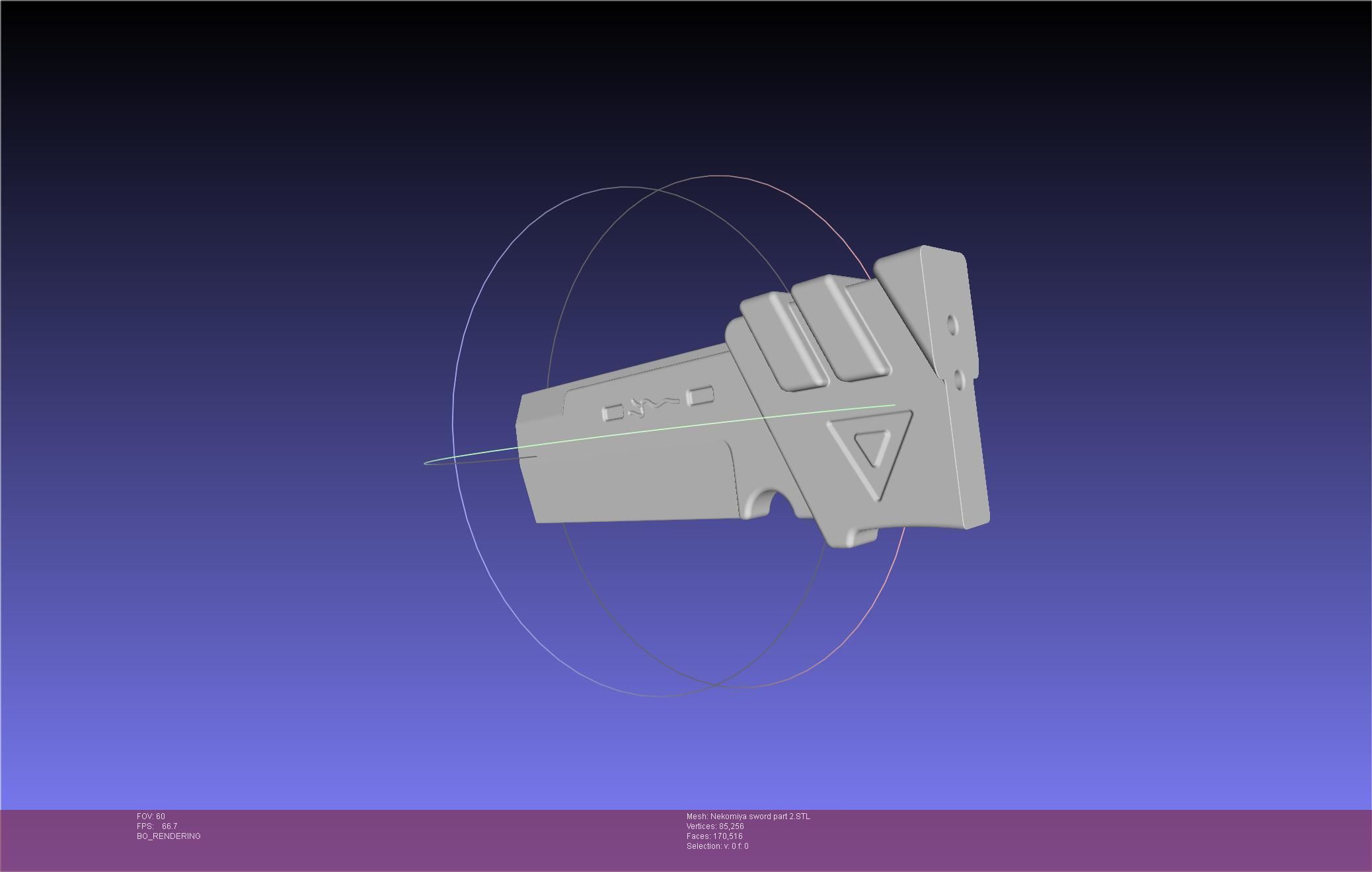 Zenless Zone Zero Nekomiya Mana Sword 3D print model_58