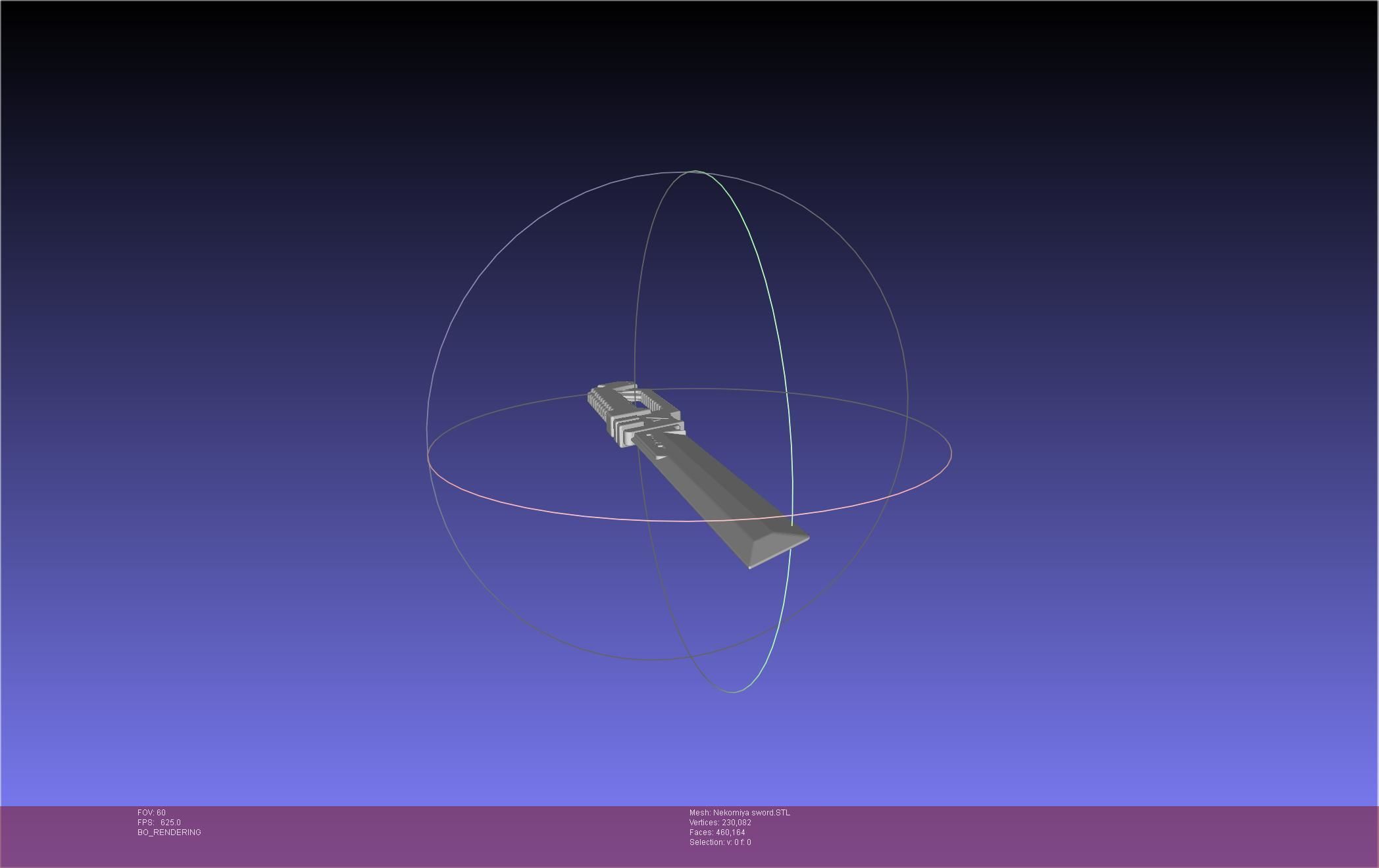 Zenless Zone Zero Nekomiya Mana Sword 3D print model_20