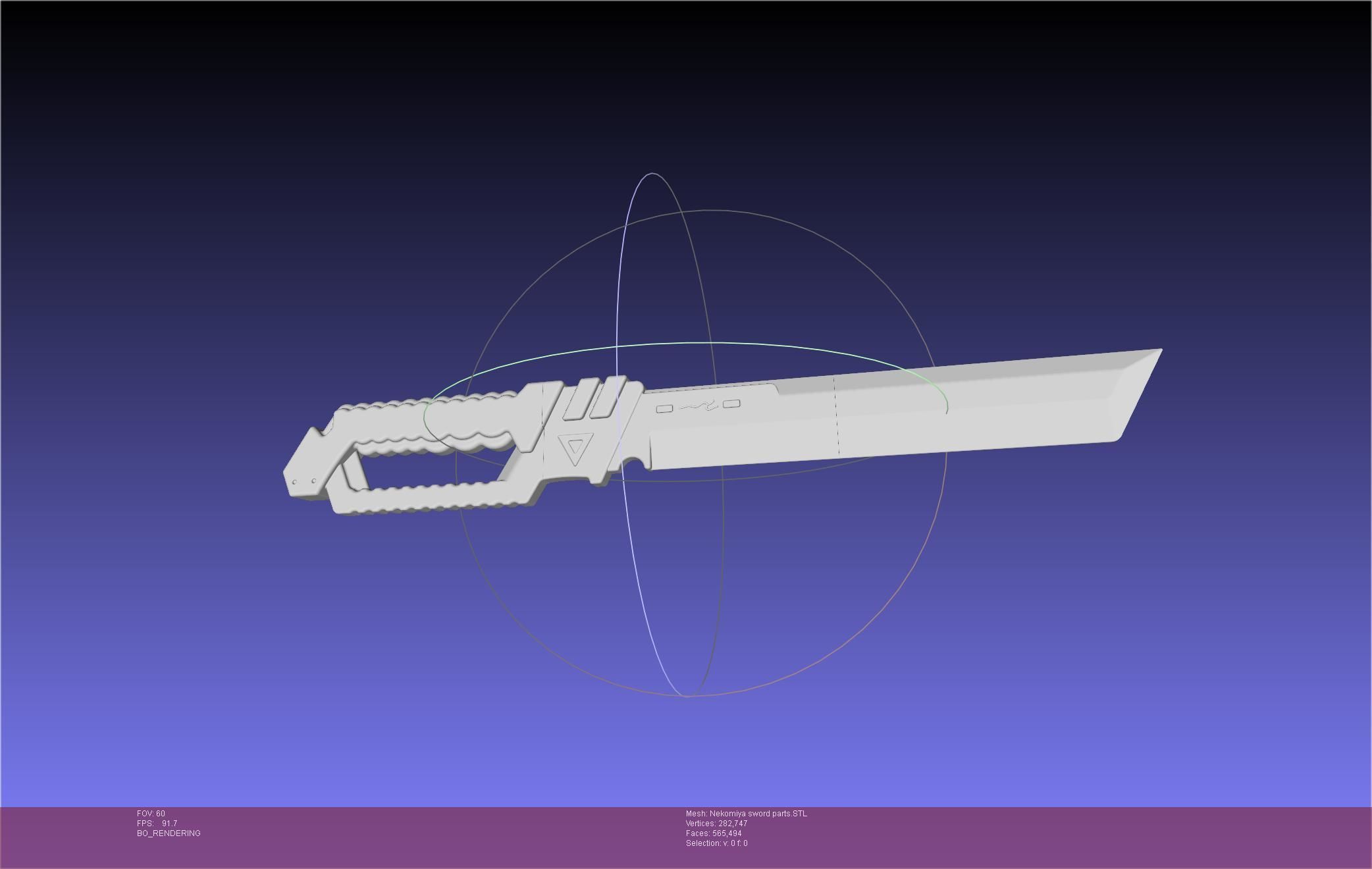 Zenless Zone Zero Nekomiya Mana Sword 3D print model_74
