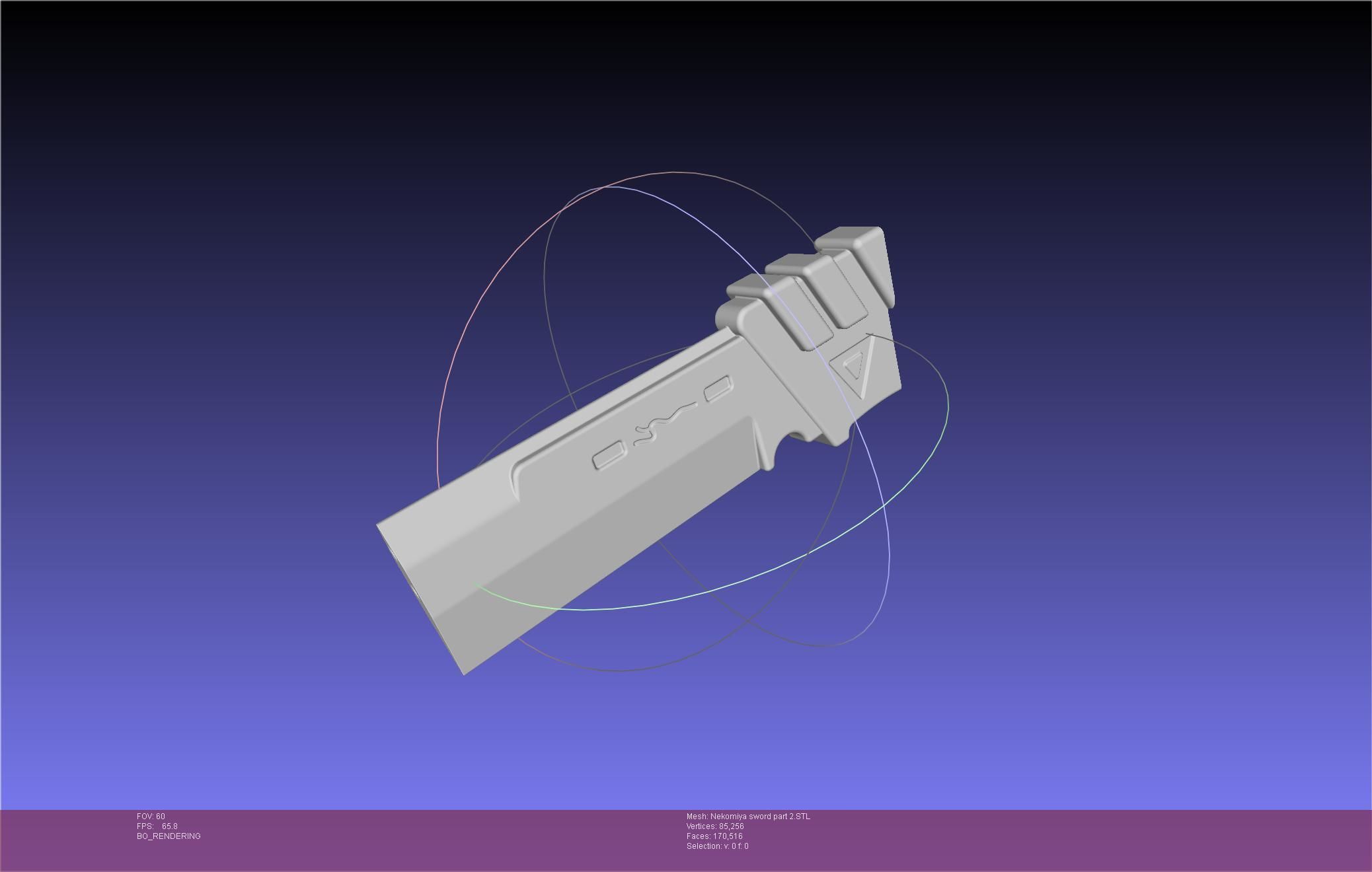 Zenless Zone Zero Nekomiya Mana Sword 3D print model_56
