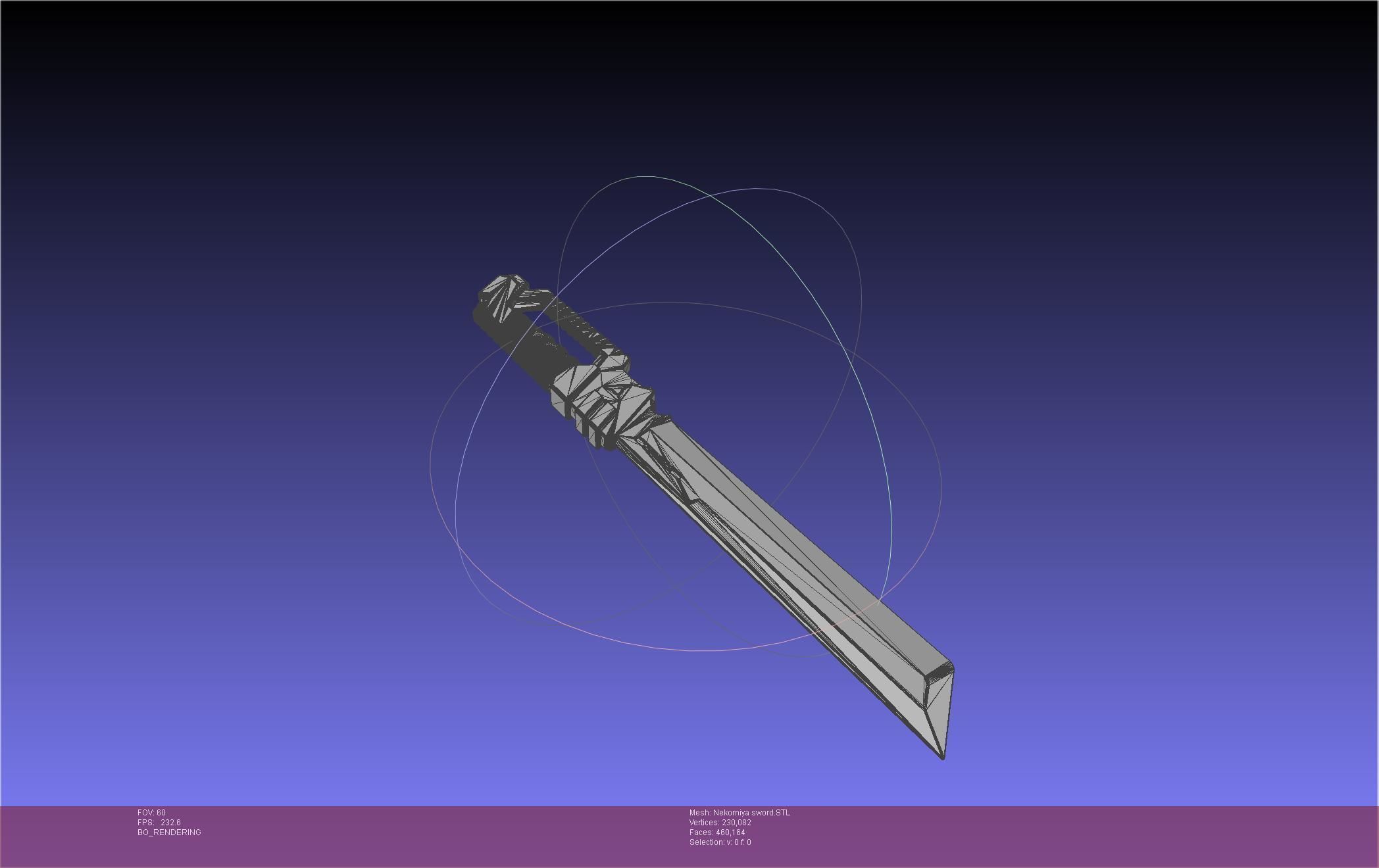 Zenless Zone Zero Nekomiya Mana Sword 3D print model_40