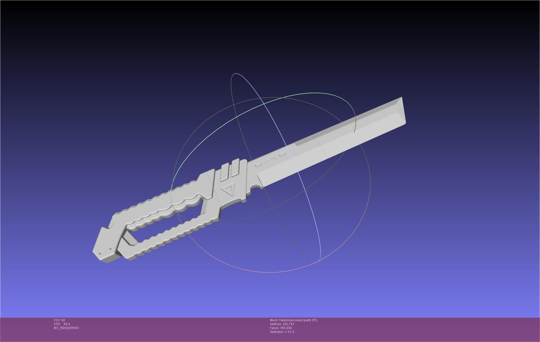 Zenless Zone Zero Nekomiya Mana Sword 3D print model_71
