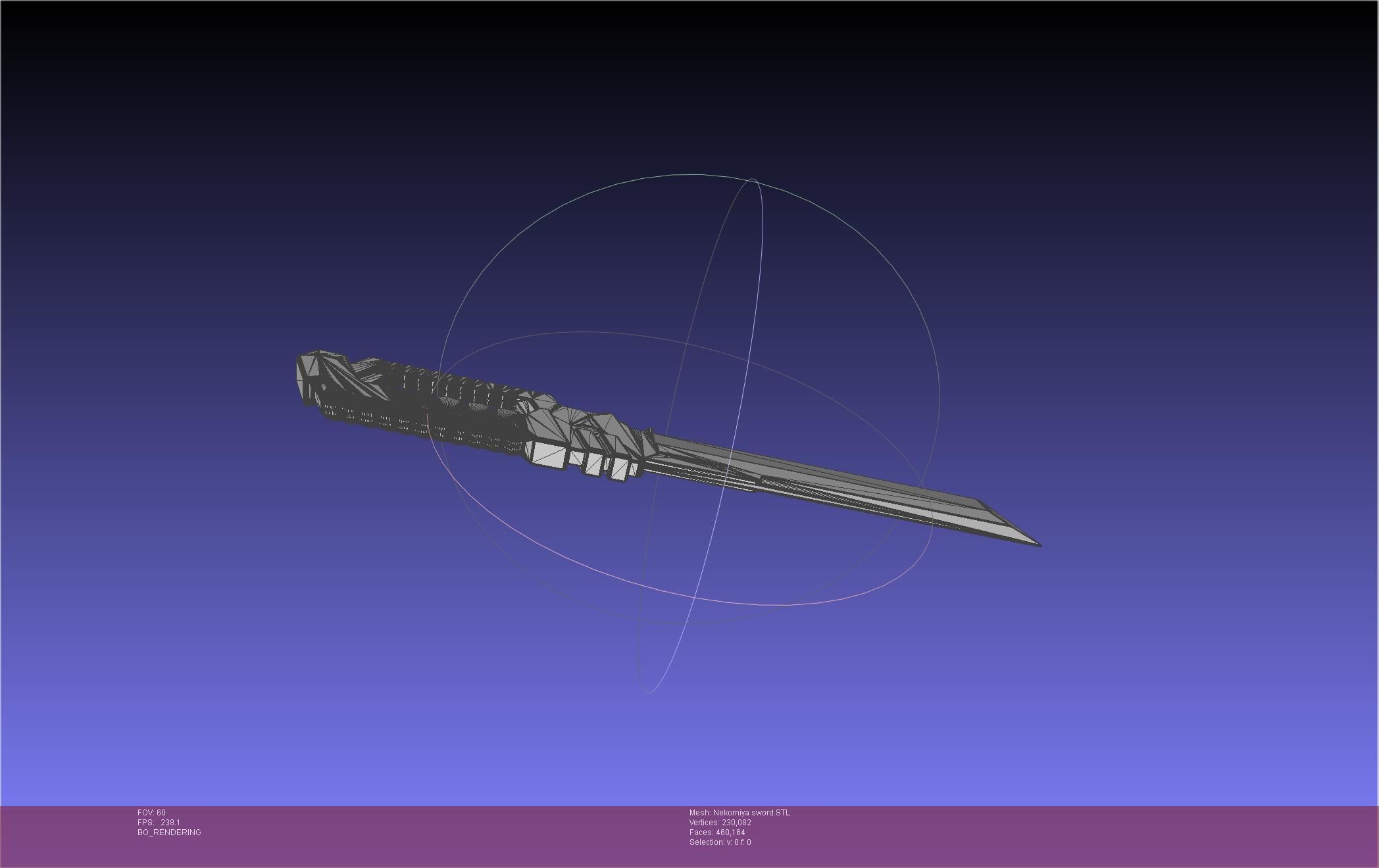 Zenless Zone Zero Nekomiya Mana Sword 3D print model_41