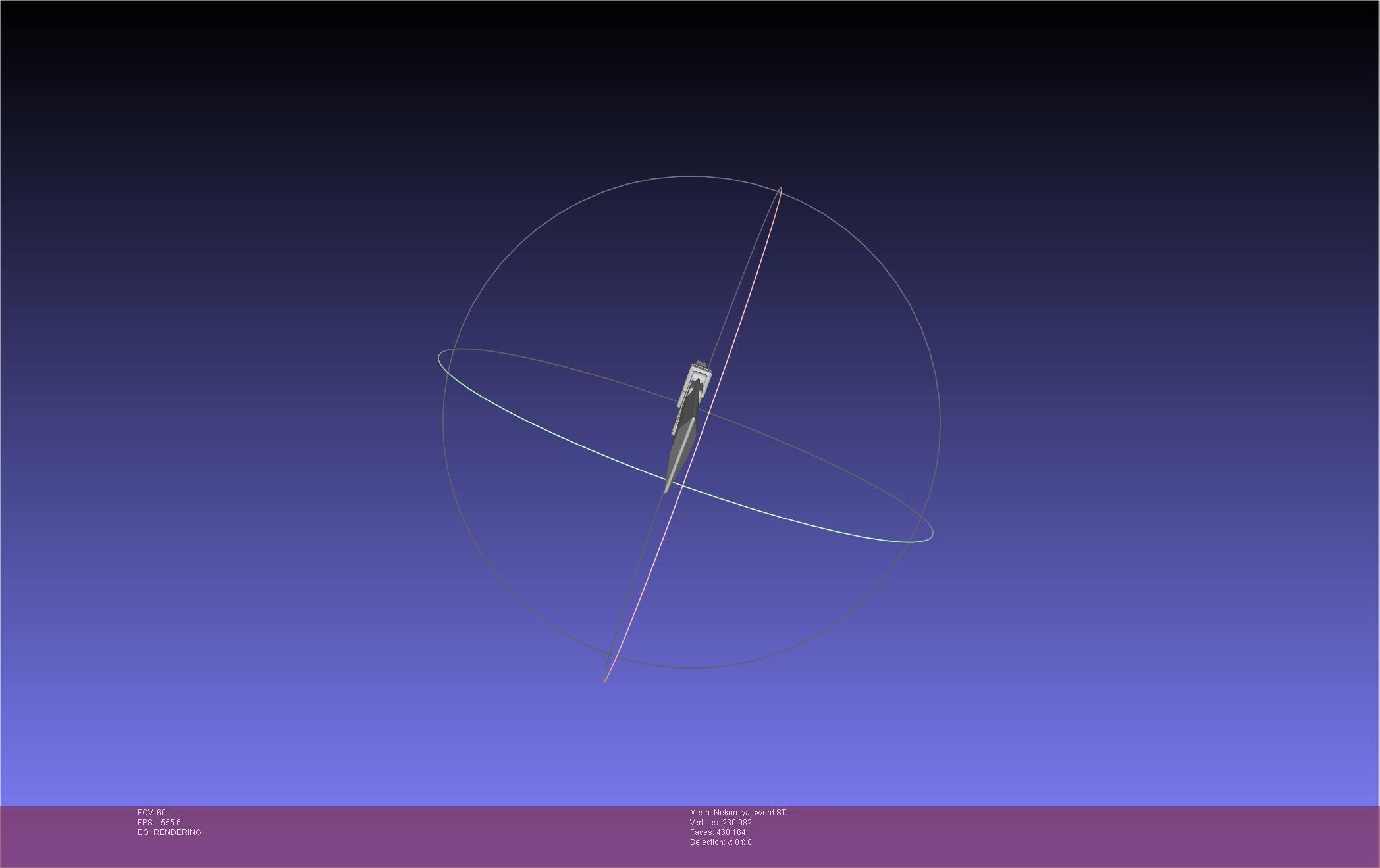 Zenless Zone Zero Nekomiya Mana Sword 3D print model_31