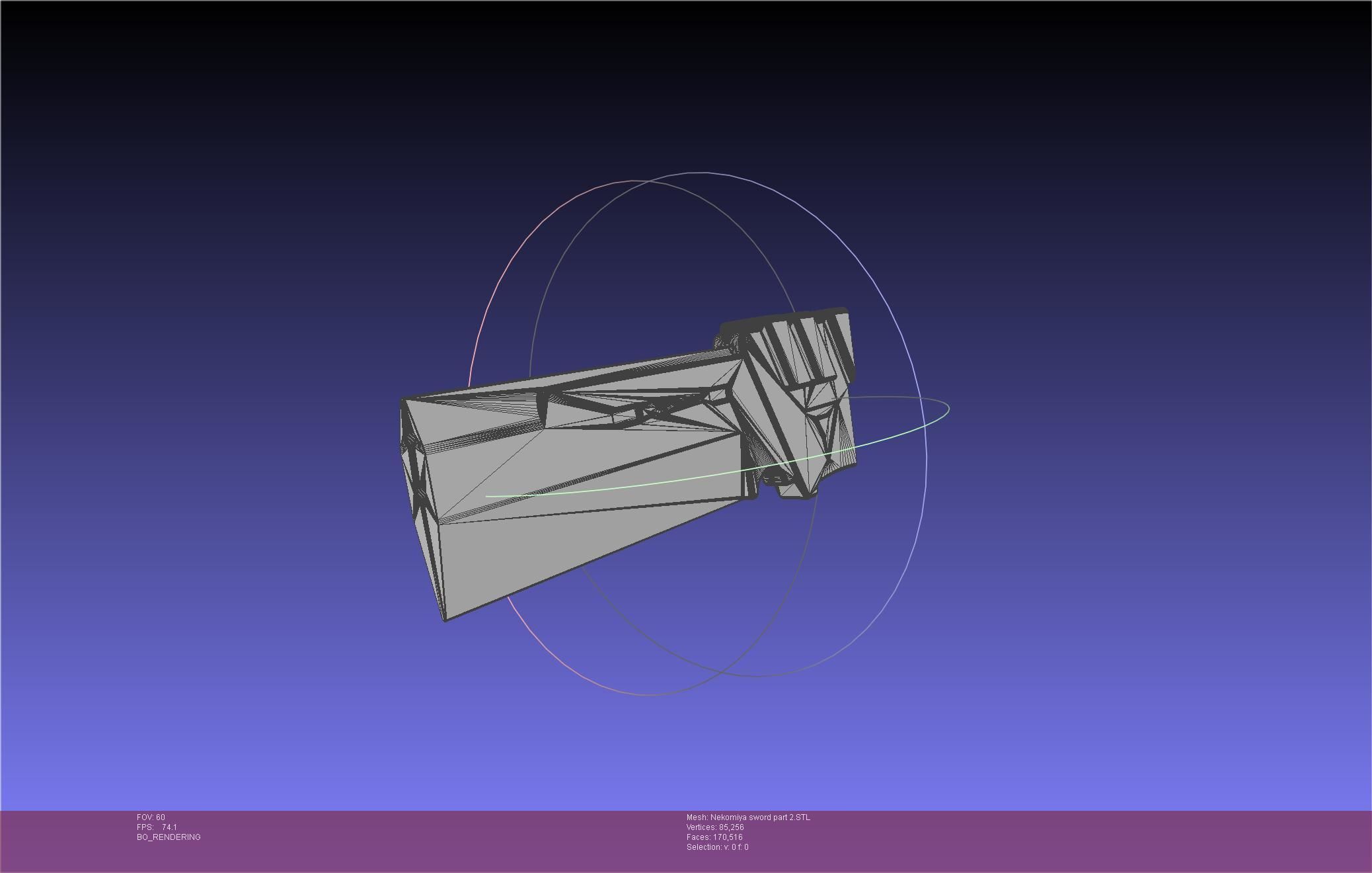 Zenless Zone Zero Nekomiya Mana Sword 3D print model_60