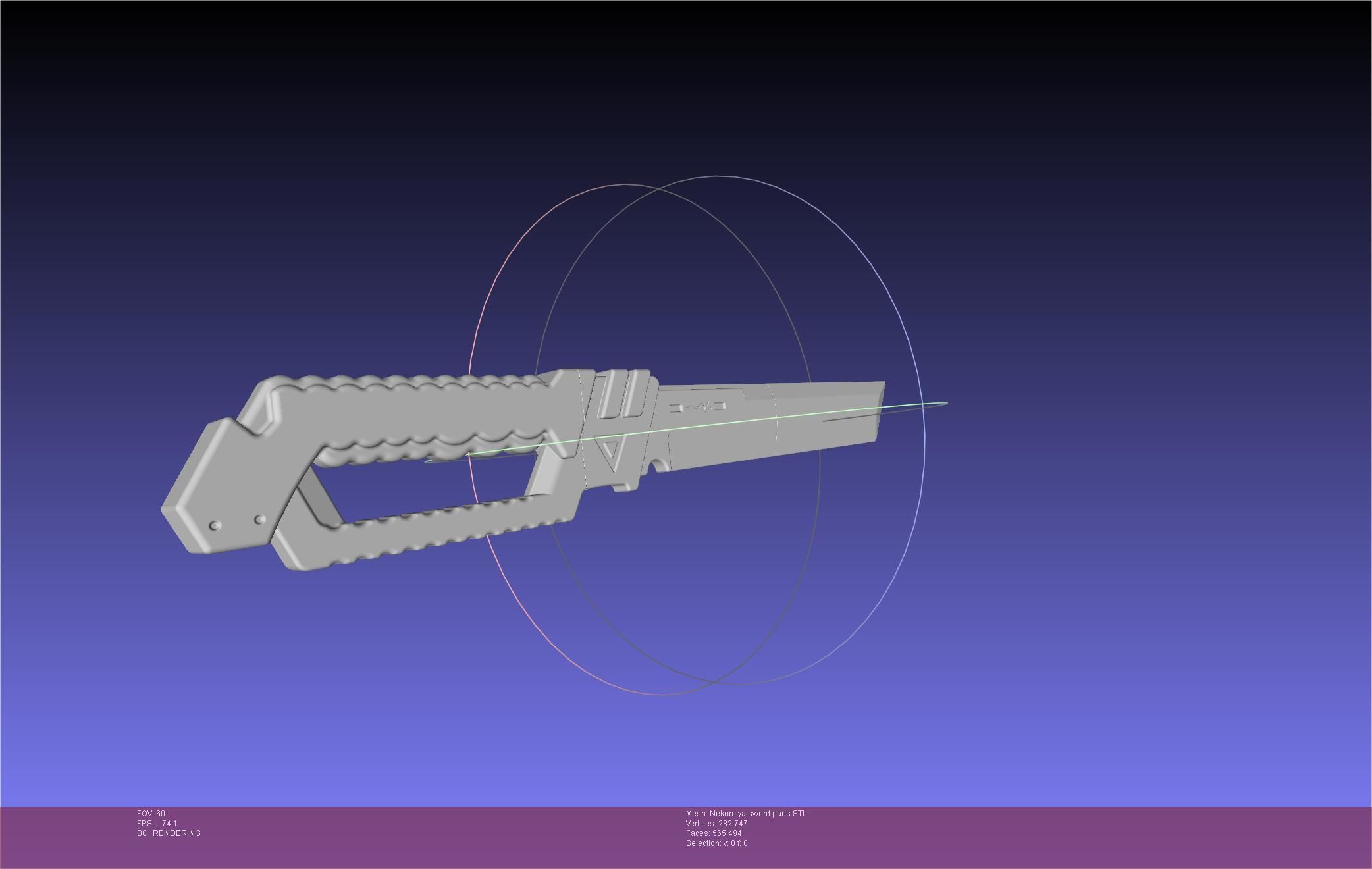Zenless Zone Zero Nekomiya Mana Sword 3D print model_73