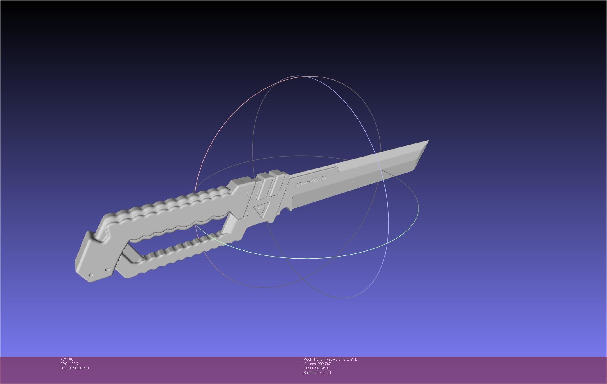 Zenless Zone Zero Nekomiya Mana Sword 3D print model_72