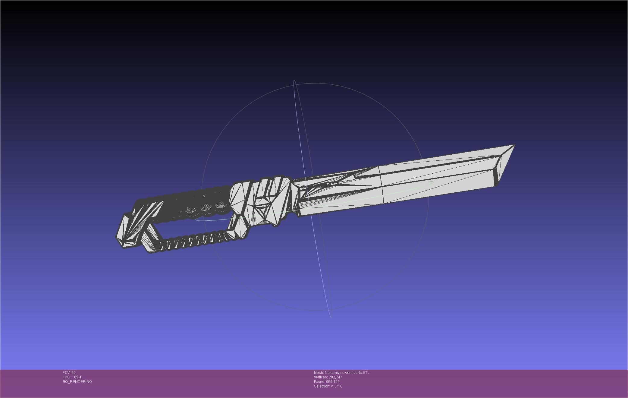 Zenless Zone Zero Nekomiya Mana Sword 3D print model_76
