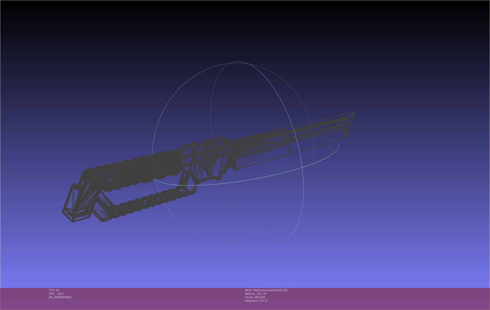 Zenless Zone Zero Nekomiya Mana Sword 3D print model_78