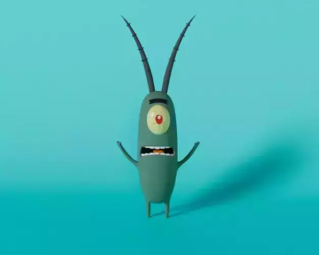 Plankton 3D Character 