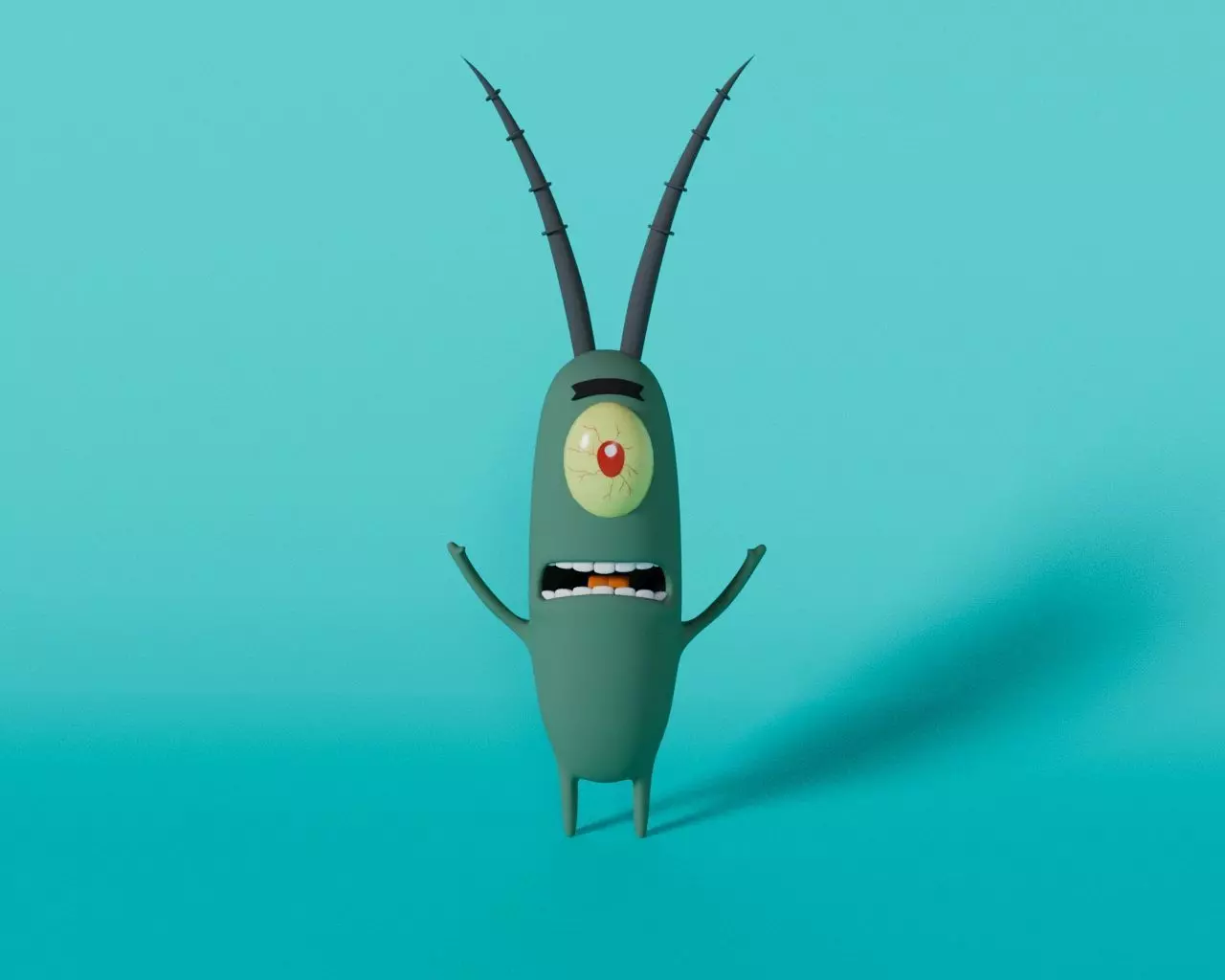 Plankton 3D Character Free 3D model