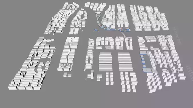 Urban highrise building building ancillary building commercial