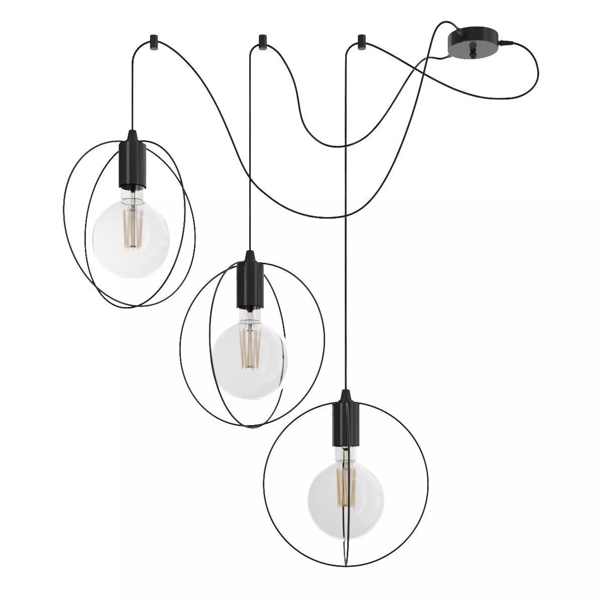 Pendant lamp Vitaluce 3D model_0