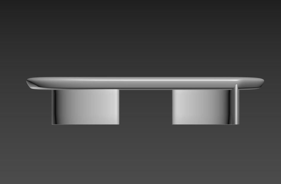 Lady R low table Low-poly 3D model_6