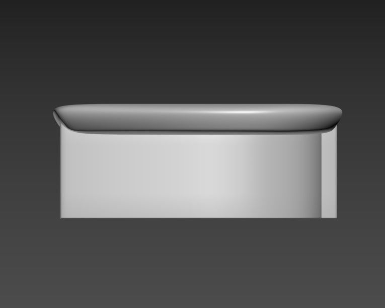 Lady R low table Low-poly 3D model_7