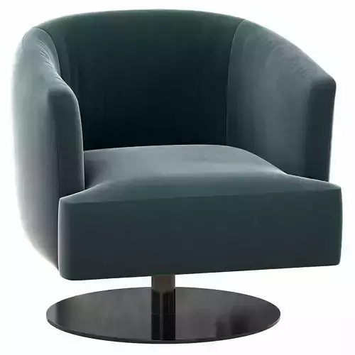  Swivel armchair with armrests