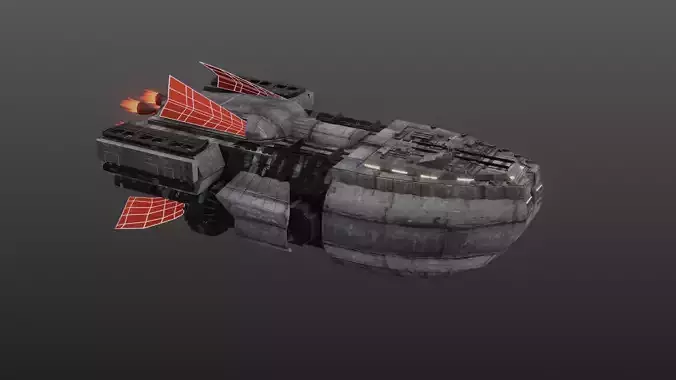 Hutt heavy Cruiser 2 3D model