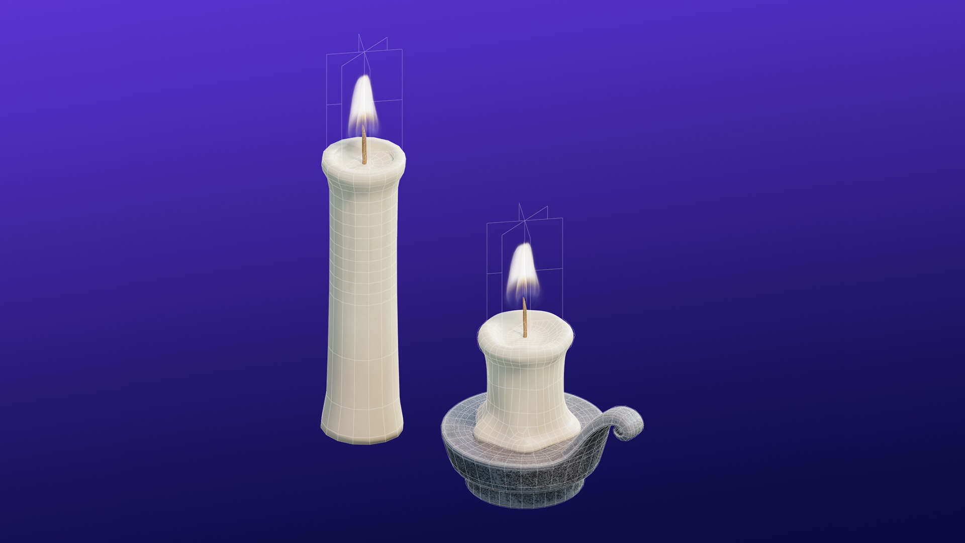 Cartoon Spooky Halloween Props Bundle Pack 3D model_40