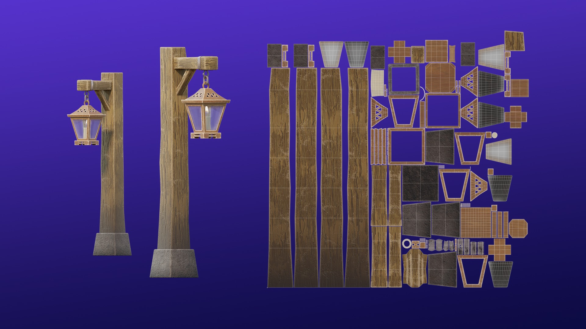 Cartoon Spooky Halloween Props Bundle Pack 3D model_17