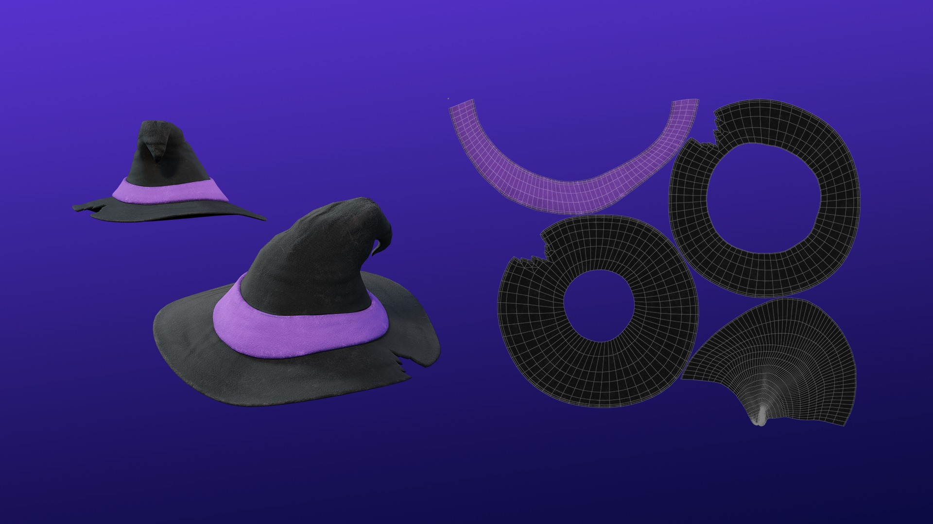 Cartoon Spooky Halloween Props Bundle Pack 3D model_31