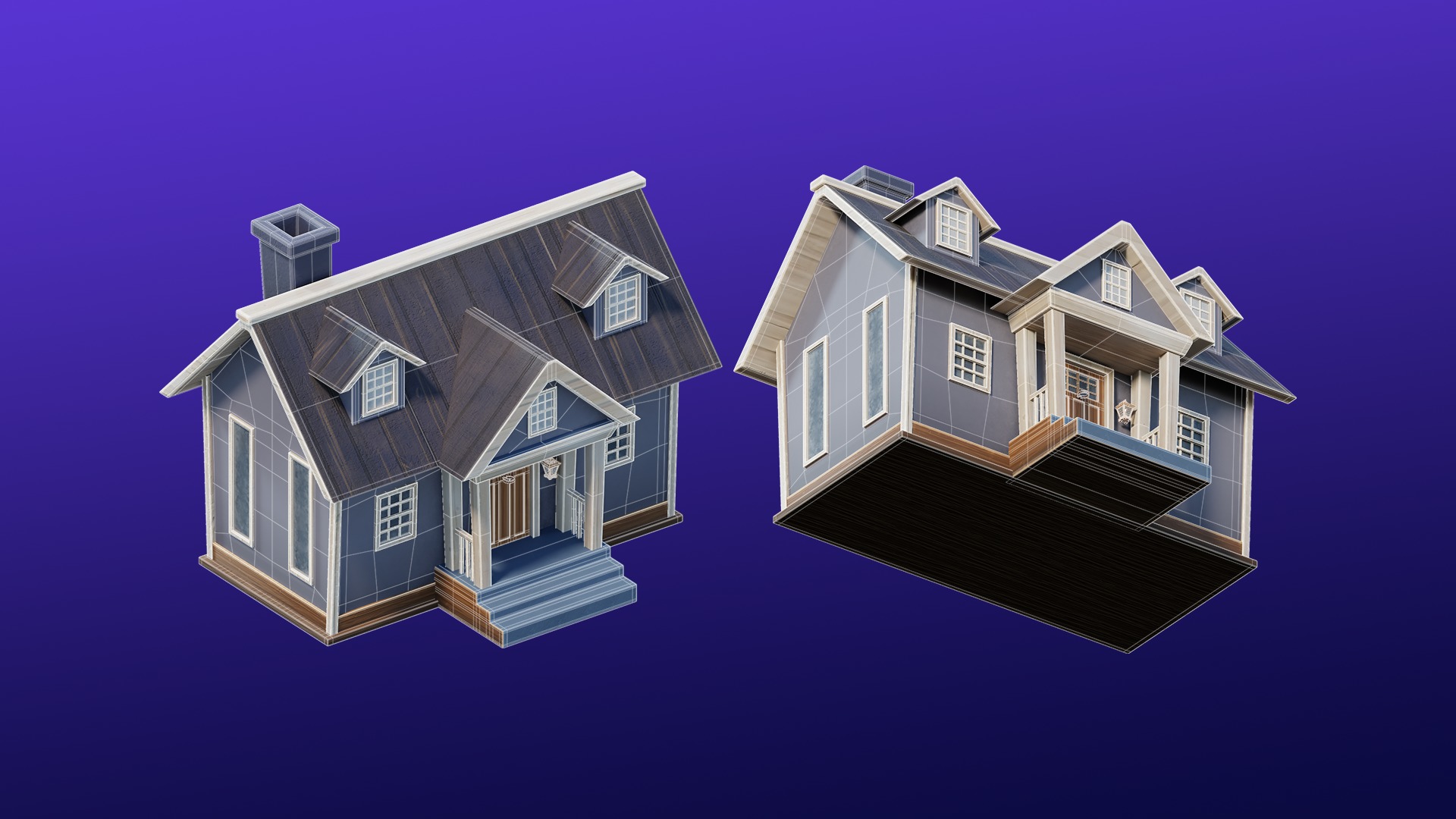 Cartoon Spooky Halloween Props Bundle Pack 3D model_10