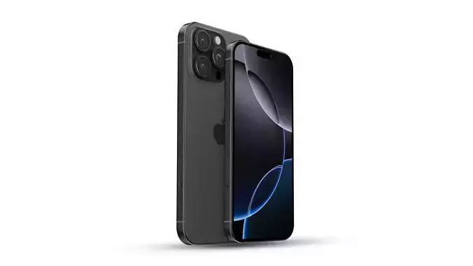  iPhone 16 Pro Max Black 3D model