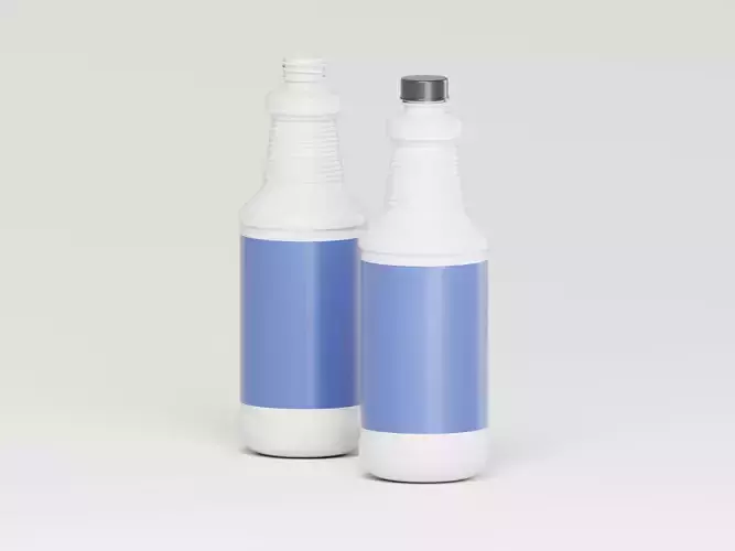 Deionized Water Bottle 3D Model