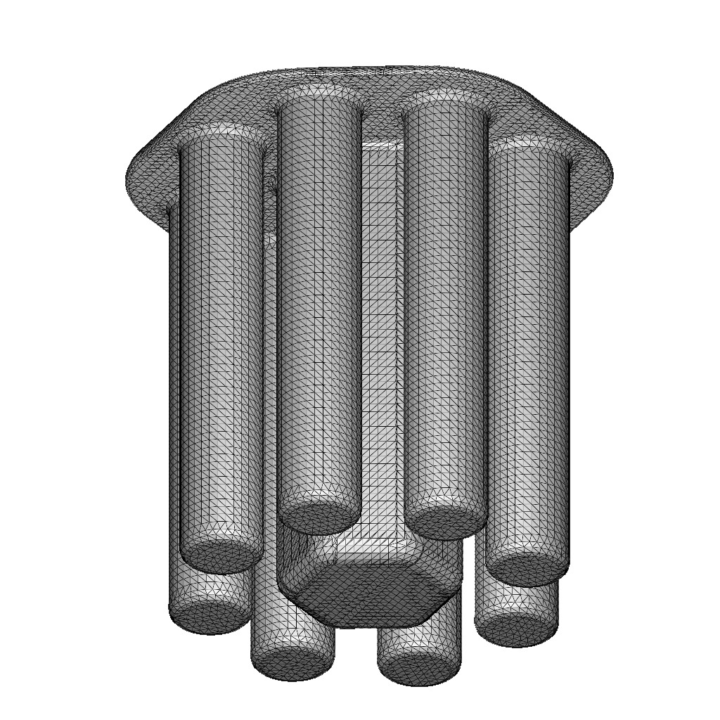 Hexagonal Stationery Items Holder 3D print model_4