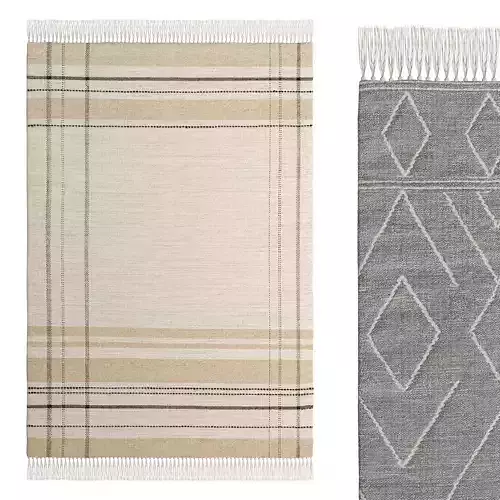 Wool Rug Bahati Beige By Benuta