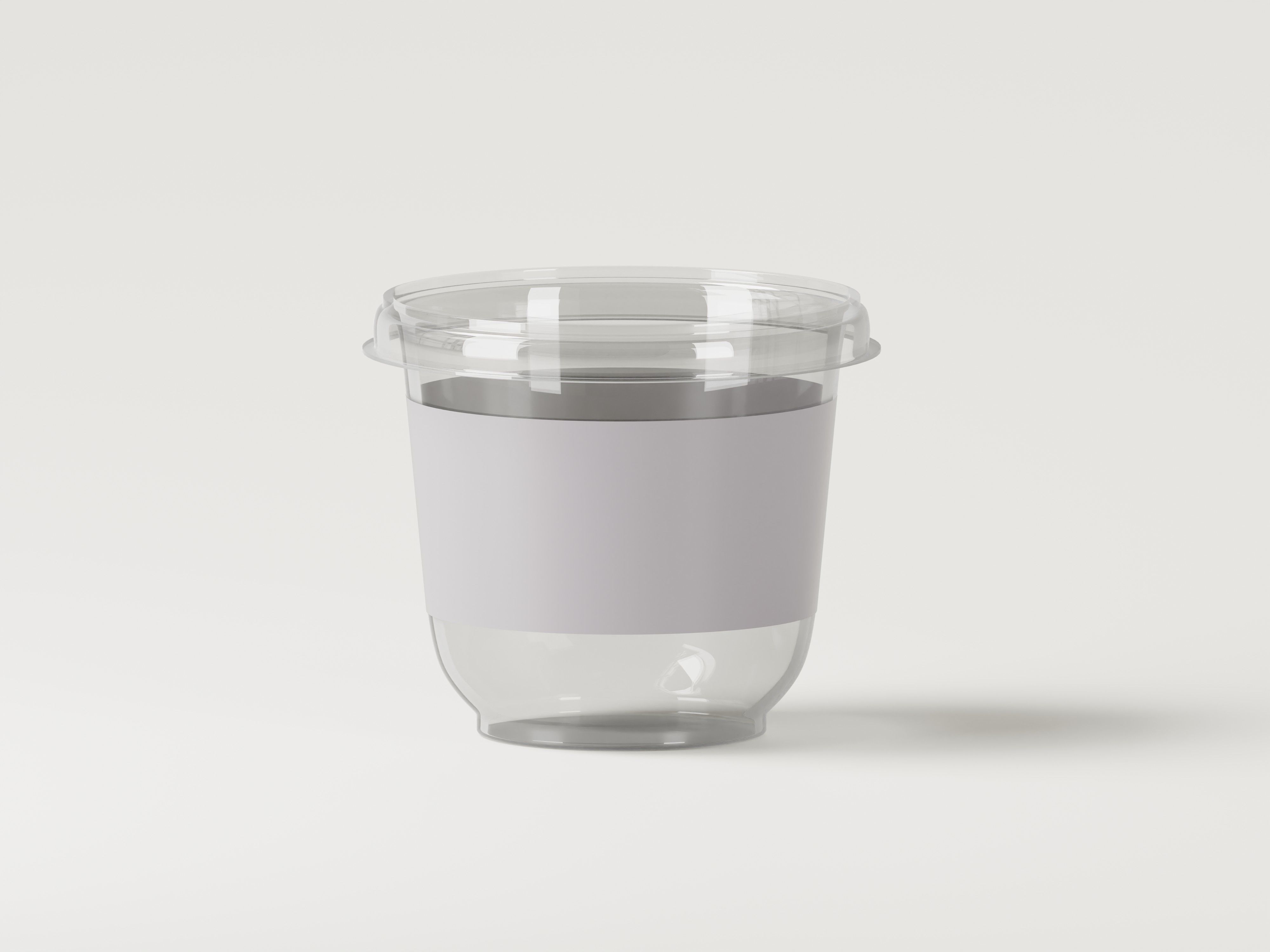 Disposable Plastic Sauce Cup 3D Model Low-poly 3D model_5