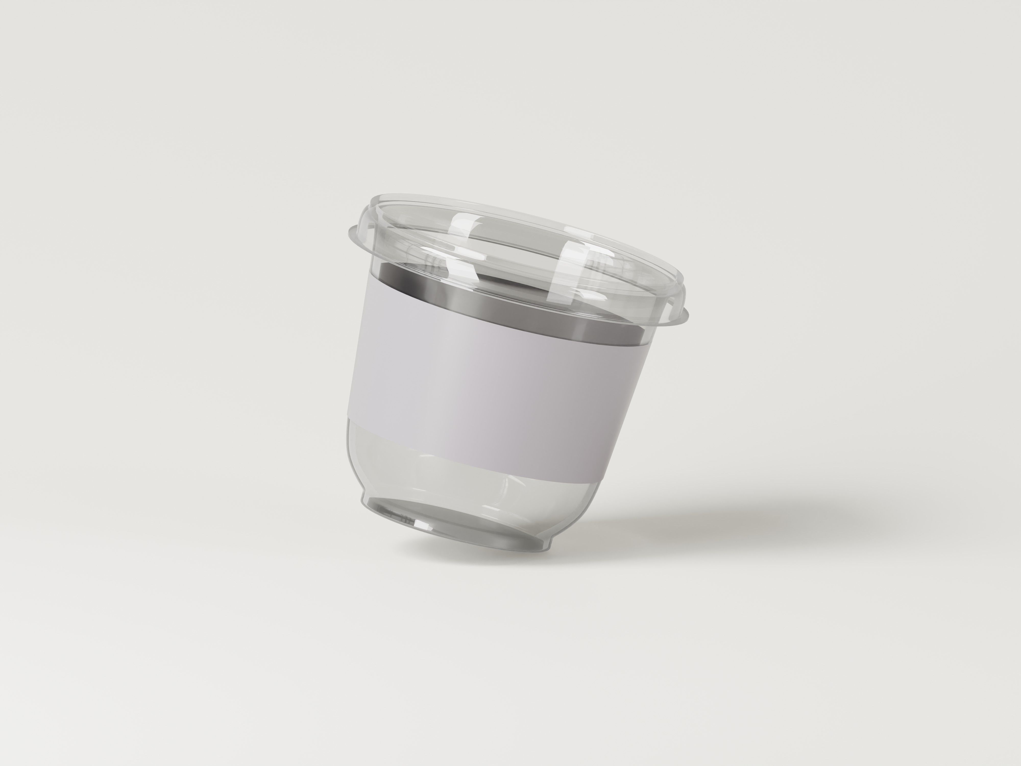 Disposable Plastic Sauce Cup 3D Model Low-poly 3D model_7