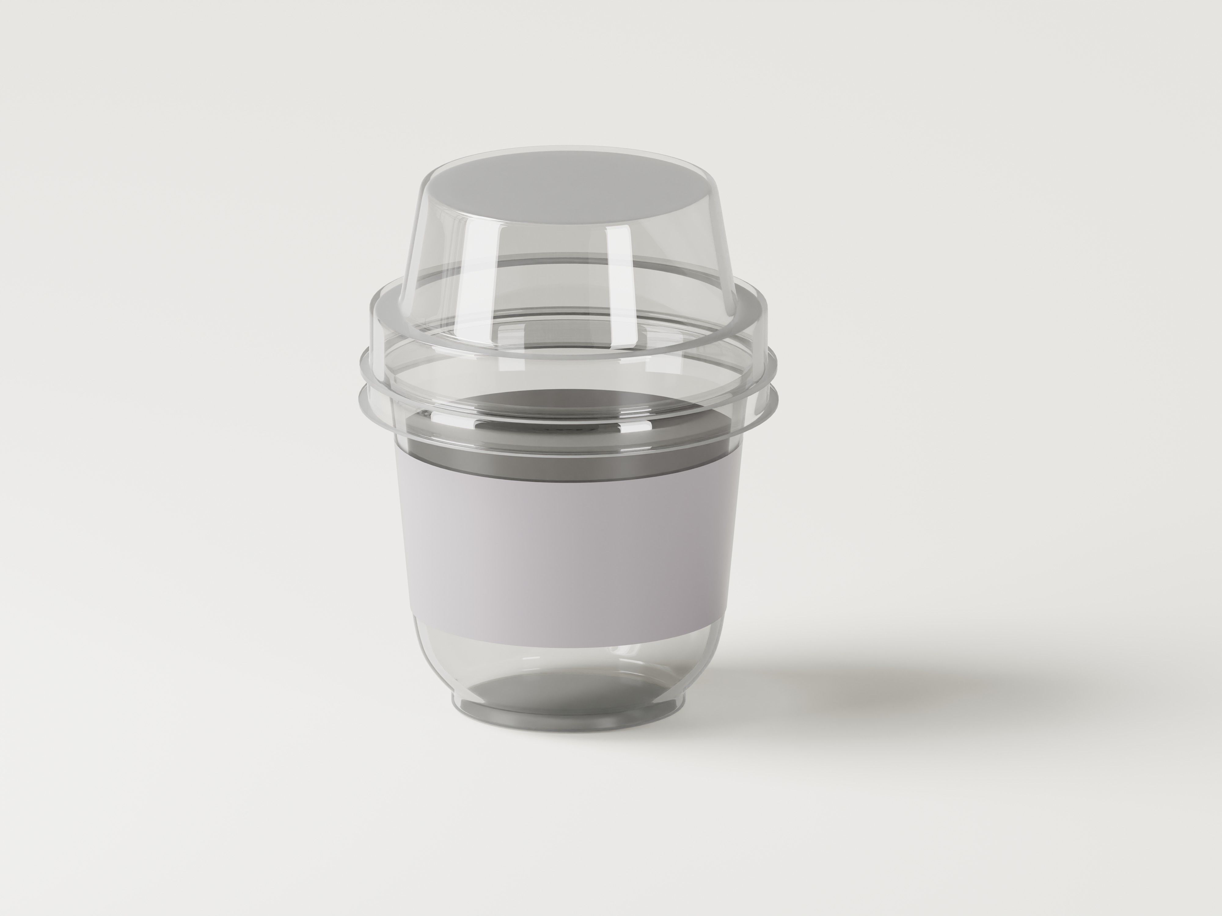 Disposable Plastic Sauce Cup 3D Model Low-poly 3D model_3