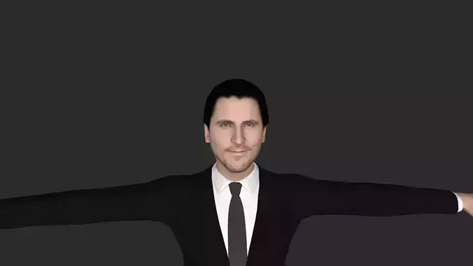 Christian Bale Hyper Realistic Full Body Fully Rigged Character