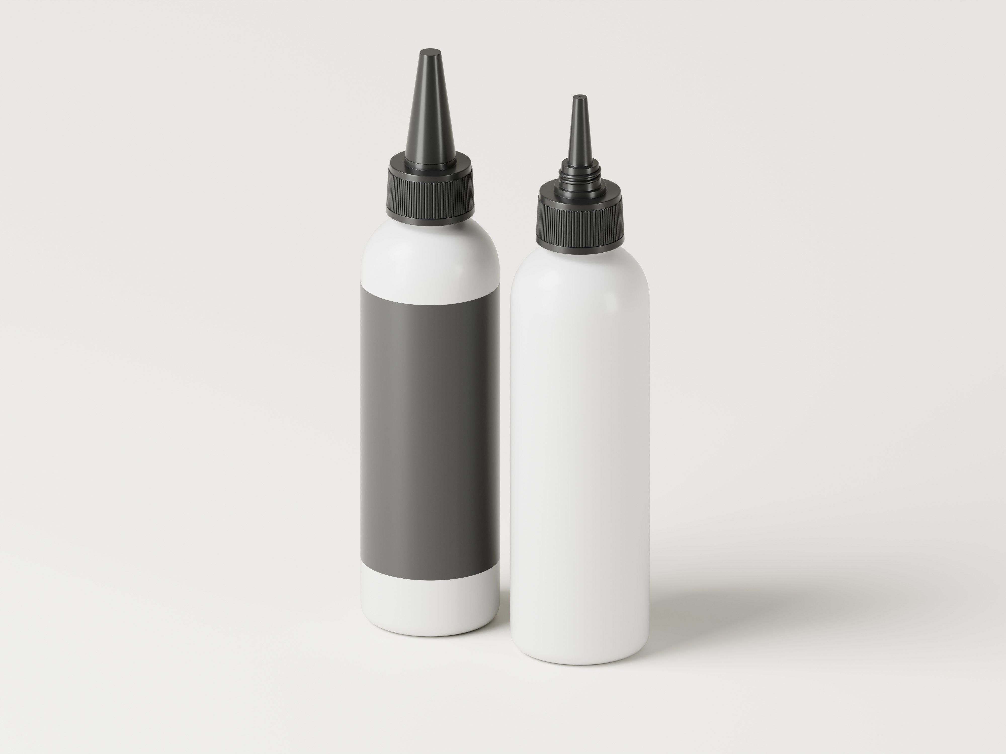 Glossy Plastic Glue Bottle 3D Model Low-poly 3D model_5