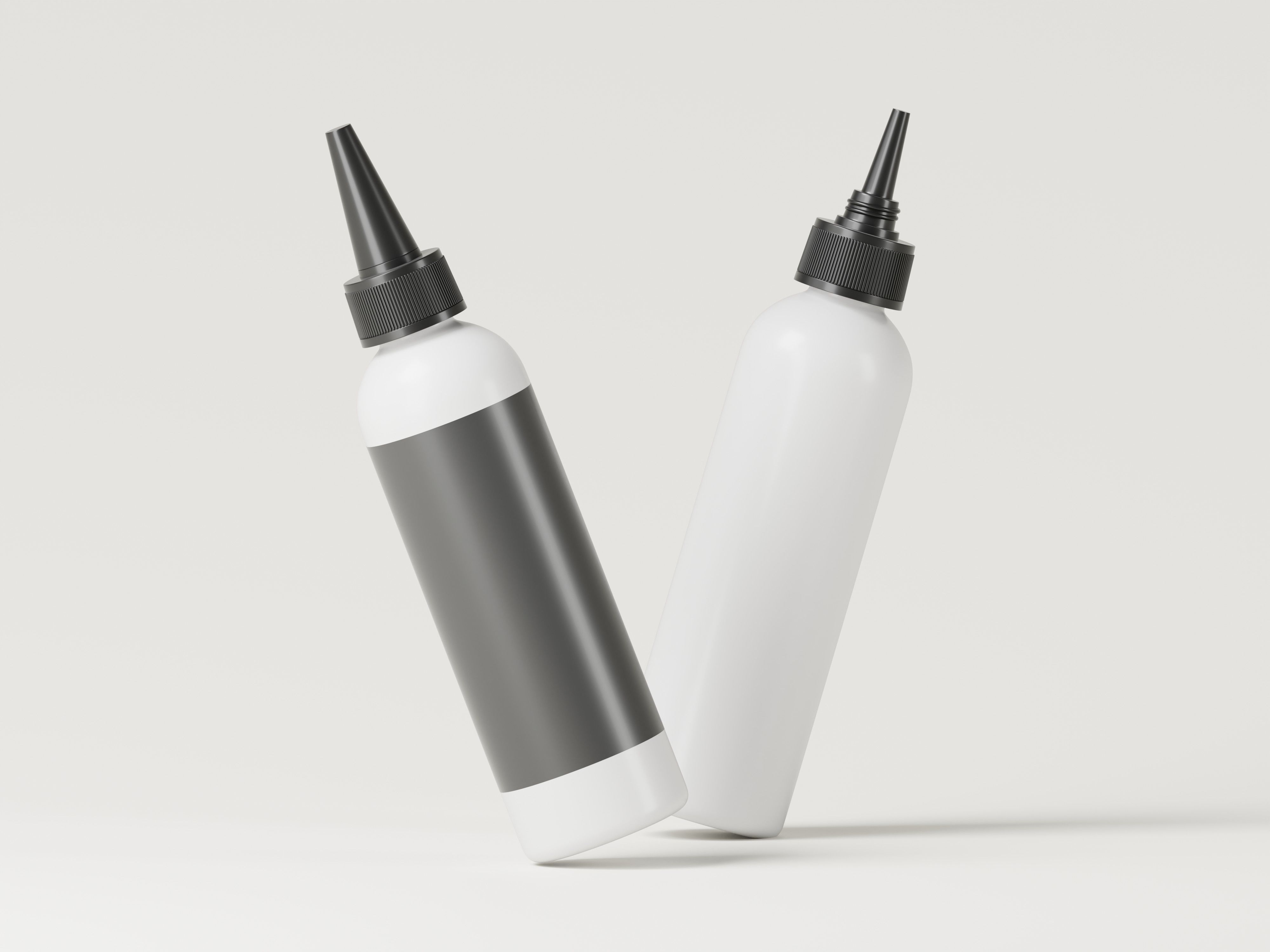 Glossy Plastic Glue Bottle 3D Model Low-poly 3D model_6