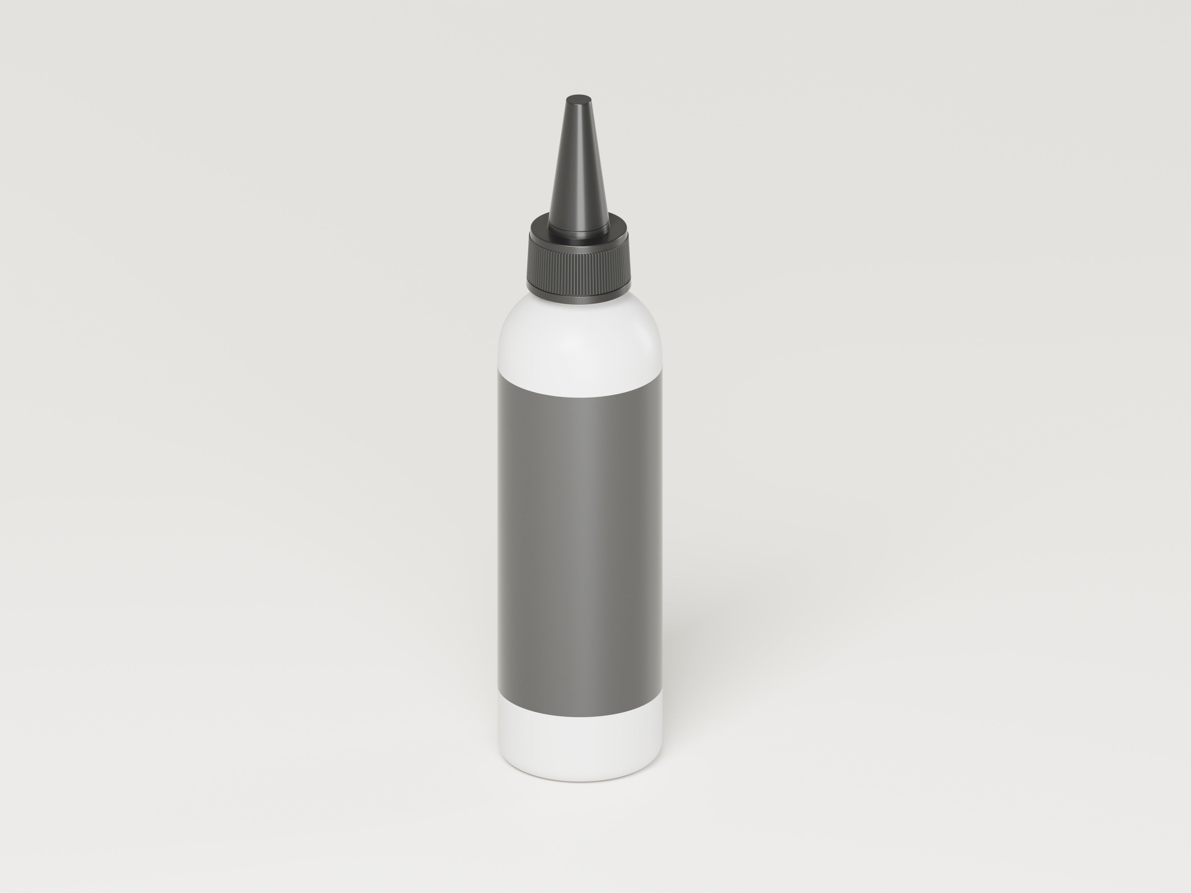 Glossy Plastic Glue Bottle 3D Model Low-poly 3D model_3