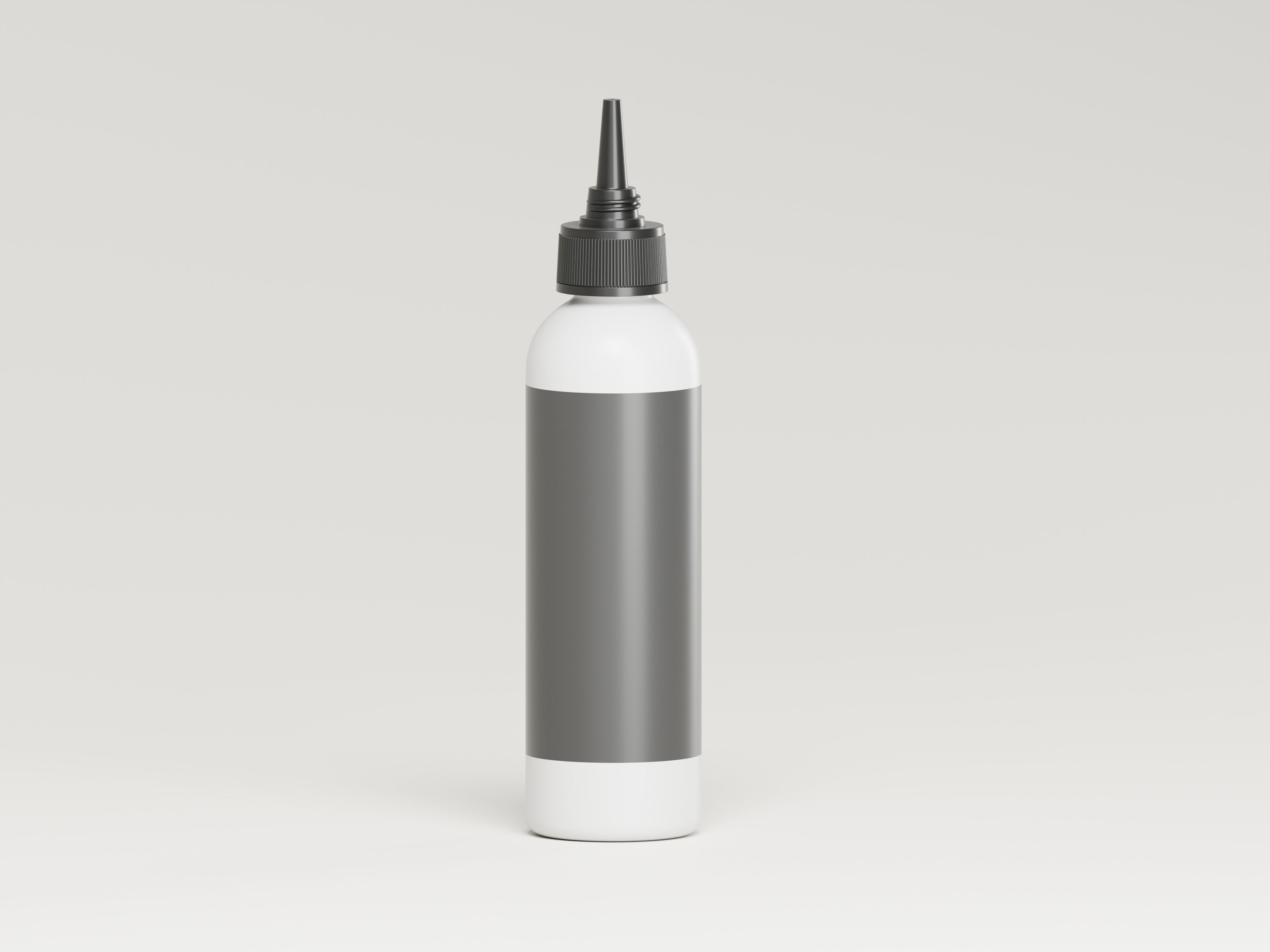 Glossy Plastic Glue Bottle 3D Model Low-poly 3D model_4