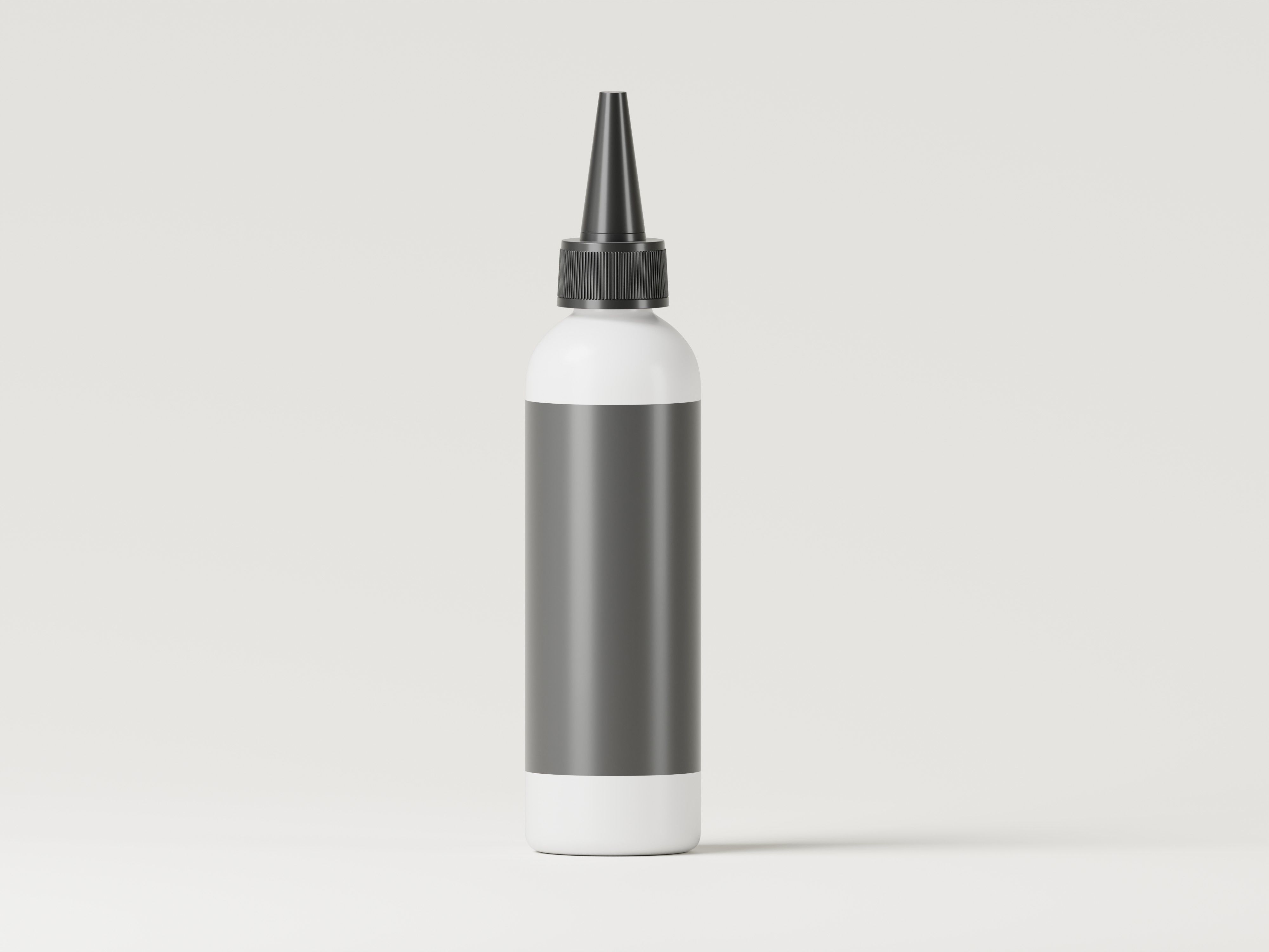 Glossy Plastic Glue Bottle 3D Model Low-poly 3D model_1