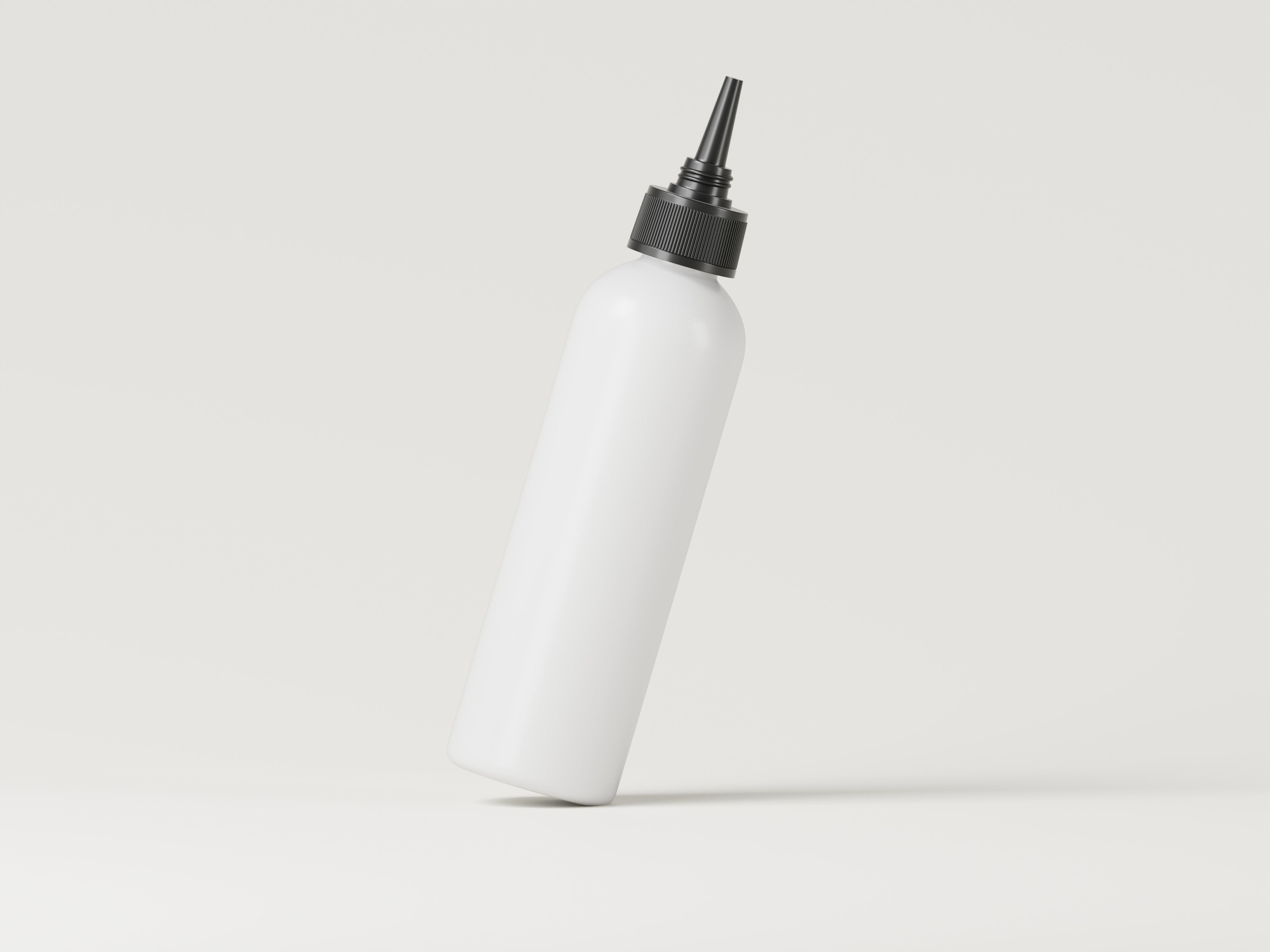 Glossy Plastic Glue Bottle 3D Model Low-poly 3D model_7