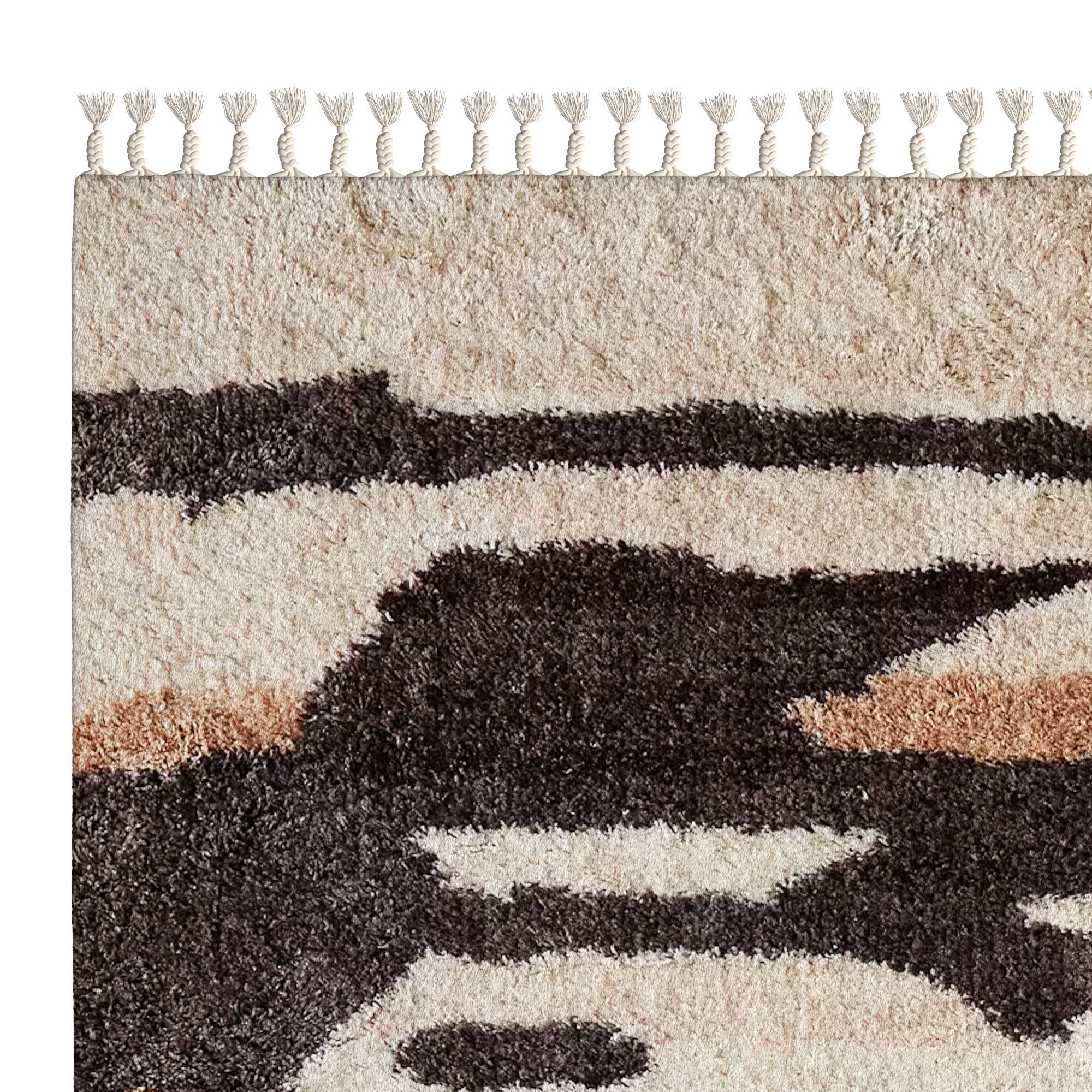 Storm Sky Abstract Shag Rug 3D model_3