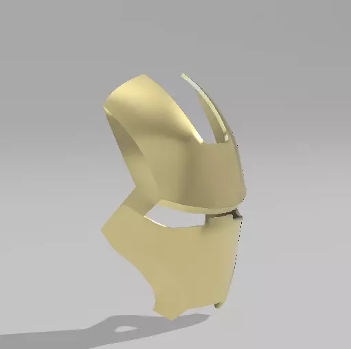 Iron Man Face Mask 3D Model 3D print model_3