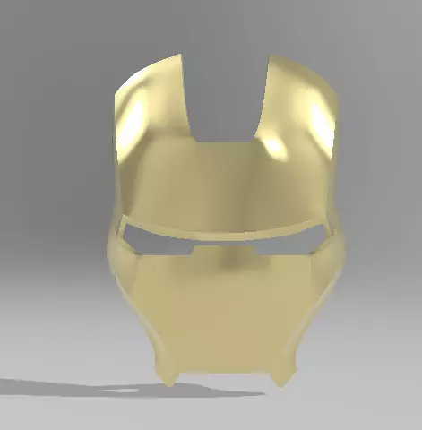 Iron Man Face Mask 3D Model 3D print model_1