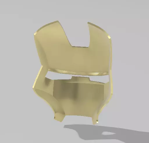 Iron Man Face Mask 3D Model 3D print model_4