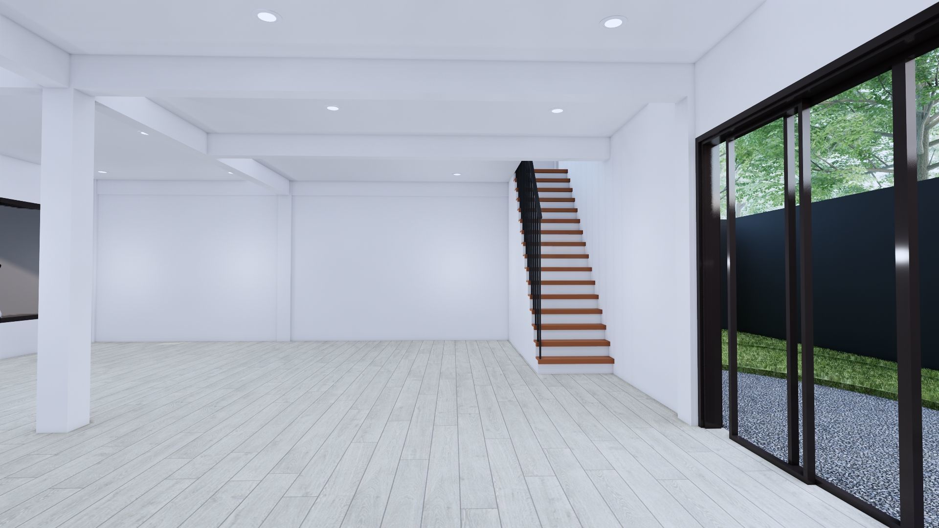 Modern Minimalist 2 Floor House Design Full Interior  3D model_20