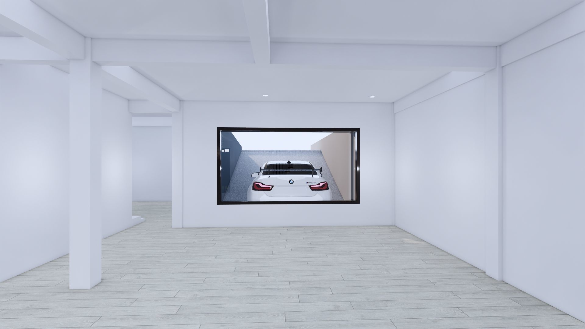 Modern Minimalist 2 Floor House Design Full Interior  3D model_15