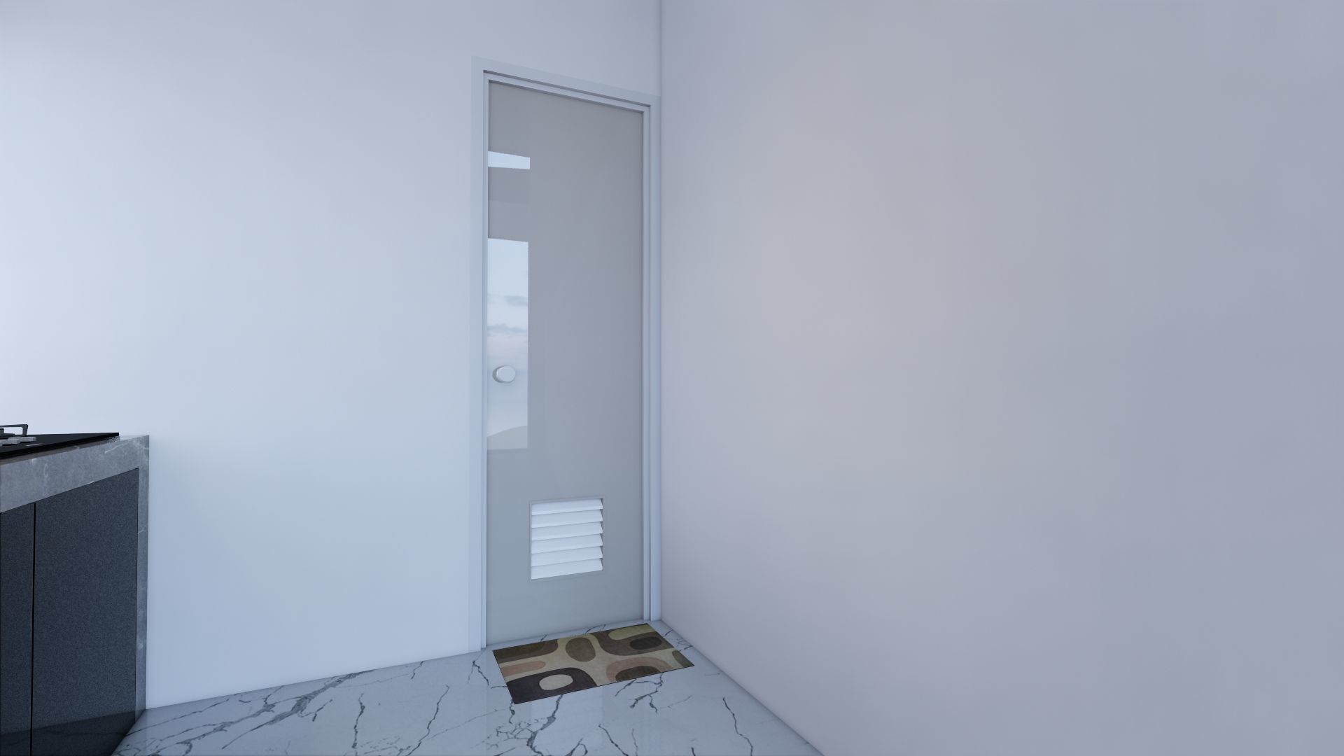 Modern Minimalist 2 Floor House Design Full Interior  3D model_91