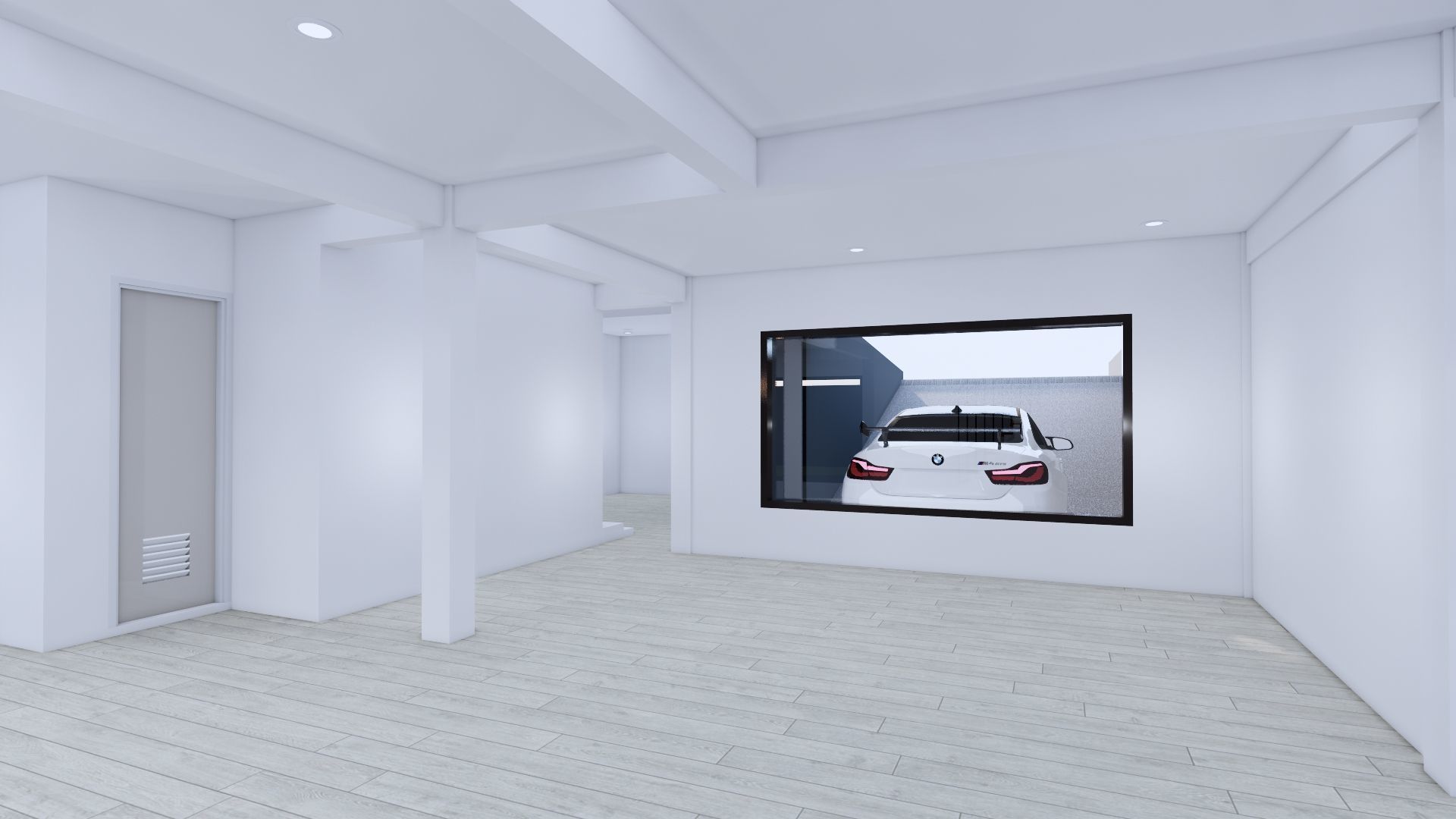 Modern Minimalist 2 Floor House Design Full Interior  3D model_16