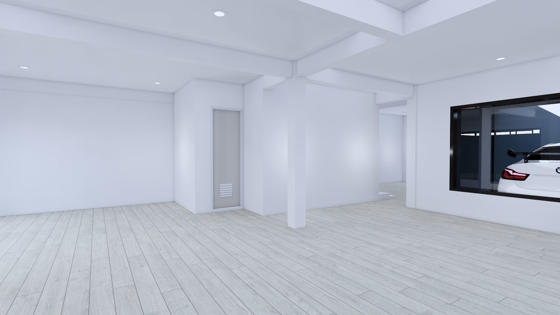 Modern Minimalist 2 Floor House Design Full Interior  3D model_18