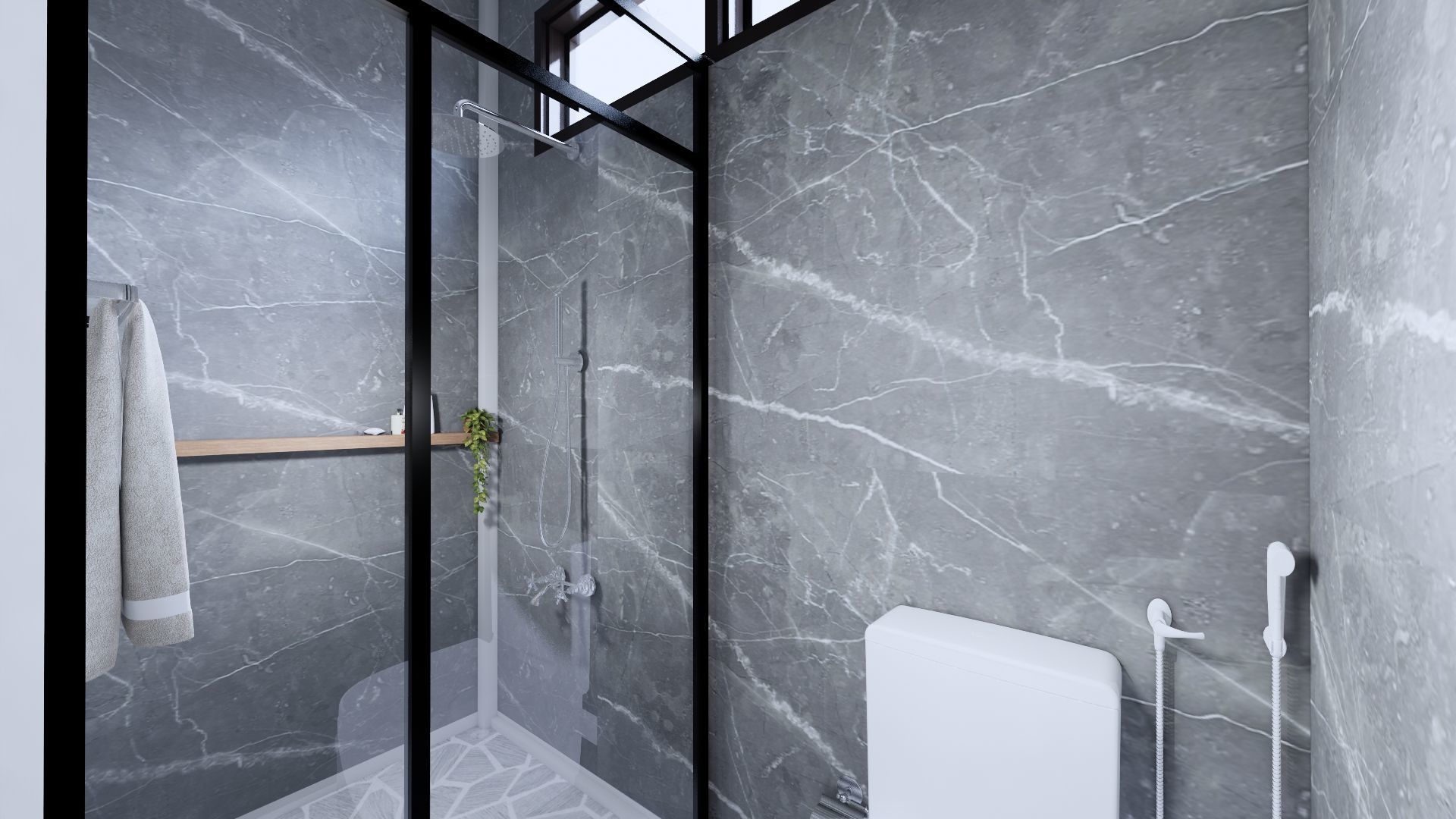 Modern Minimalist 2 Floor House Design Full Interior  3D model_87